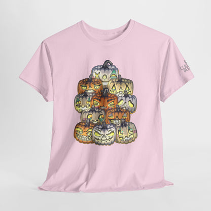 Halloween Pumpkin Unisex Heavy Cotton Tee