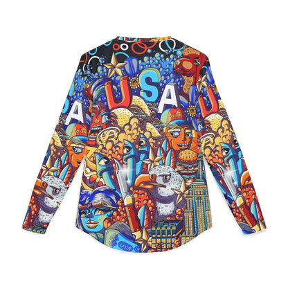 Men's UV Protection Long Sleeve Shirt-USA