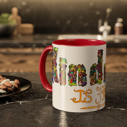 Kindness is Free Colorful Mugs (11oz, 15oz)