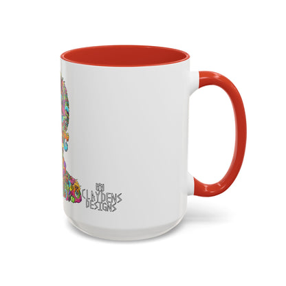 Accent Coffee Mug-Doodle Girl