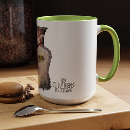 Accent Coffee Mug-American Flag
