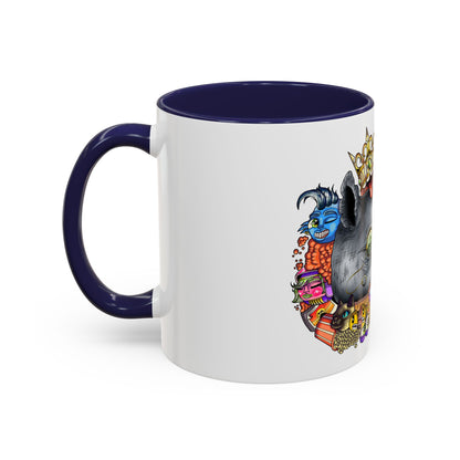 Accent Coffee Mug-Doodle Rhino