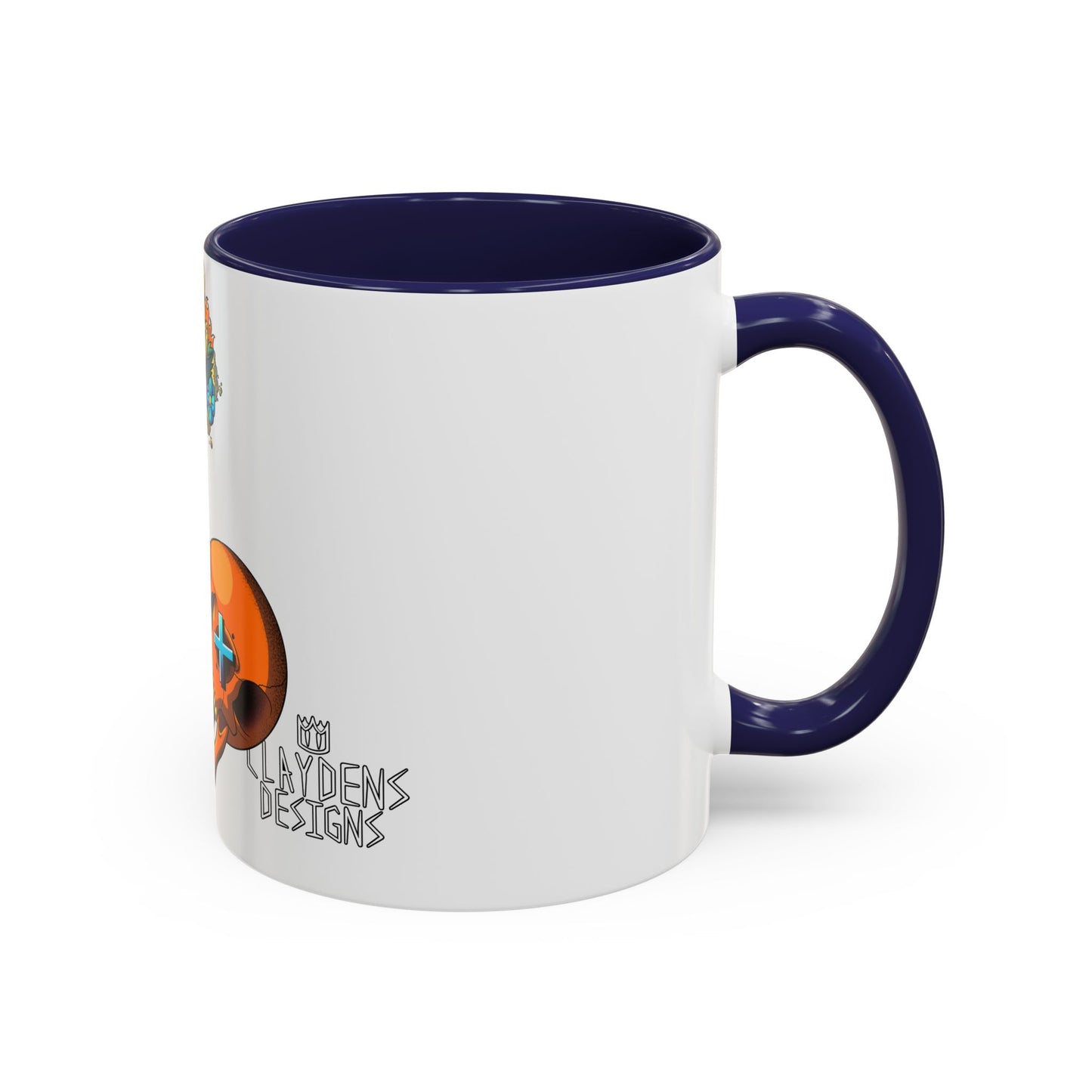 Accent Coffee Mug-Doodle Skull