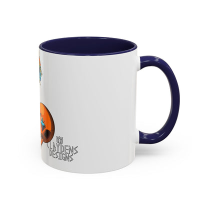 Accent Coffee Mug-Doodle Skull