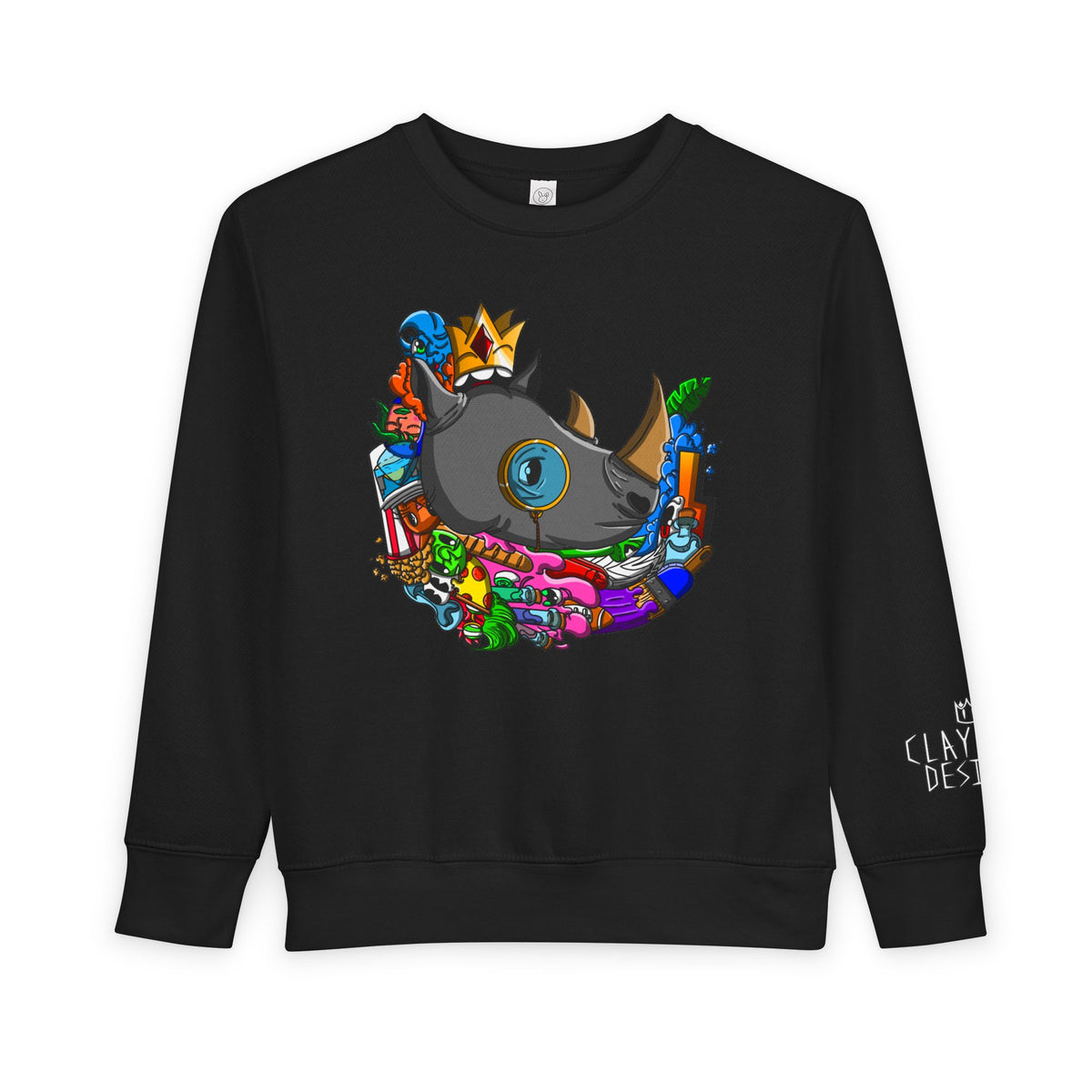 Toddler Sweatshirt-Rhino