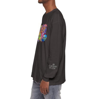 Unisex Garment-dyed Long Sleeve T-Shirt