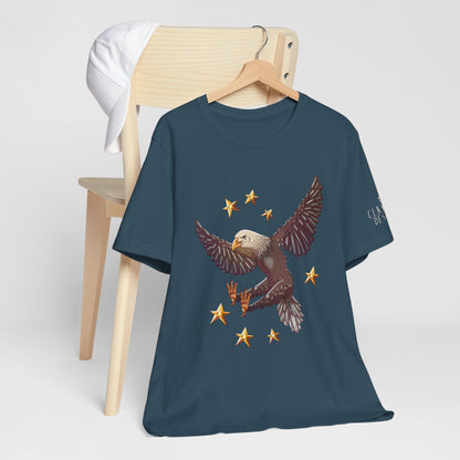 Unisex Jersey Short Sleeve Tee- Eagle