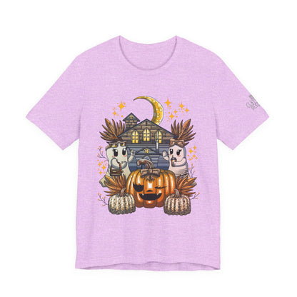 Halloween Pumpkin Unisex Jersey Short Sleeve Tee