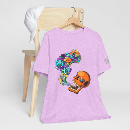 Unisex Jersey Short Sleeve Tee-Doodle Skull