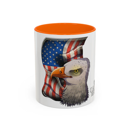 Accent Coffee Mug-American Flag