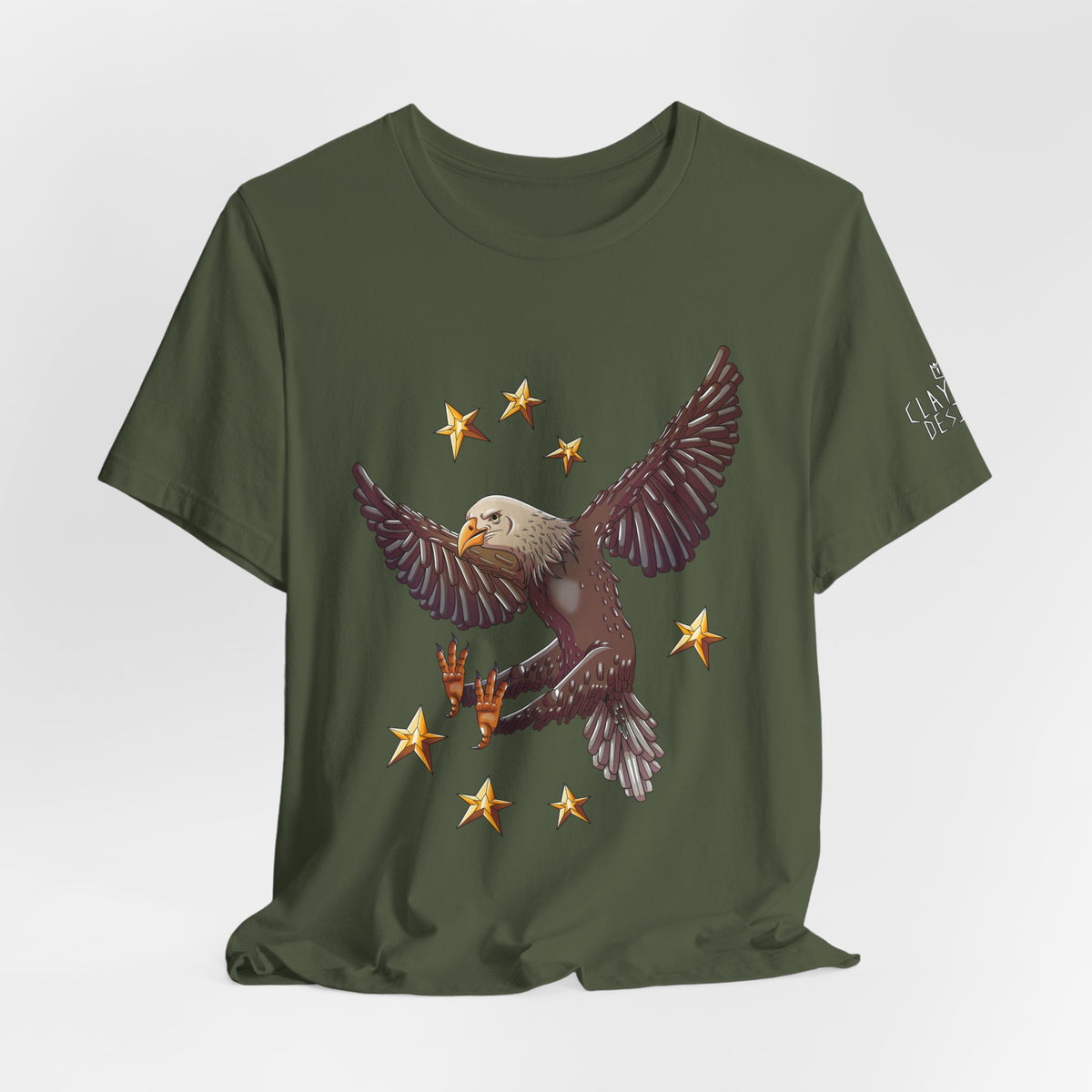 Unisex Jersey Short Sleeve Tee- Eagle