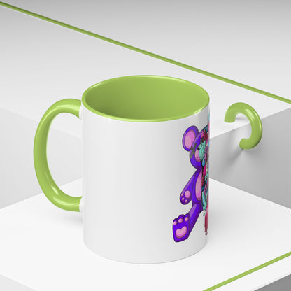 Accent Coffee Mug-Doodle Teddy