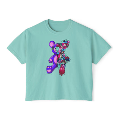 Women's Boxy Tee-Doodle Teddy