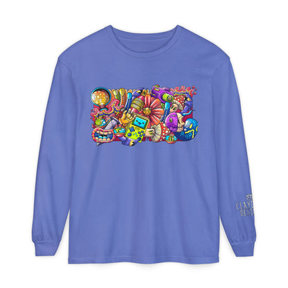 Unisex Garment-dyed Long Sleeve T-Shirt