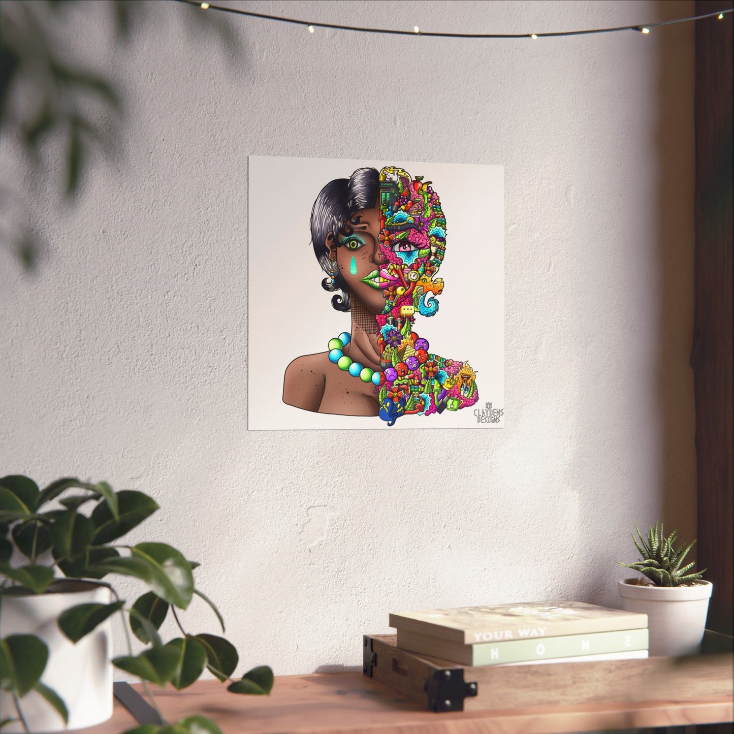 Doodle Girl Poster