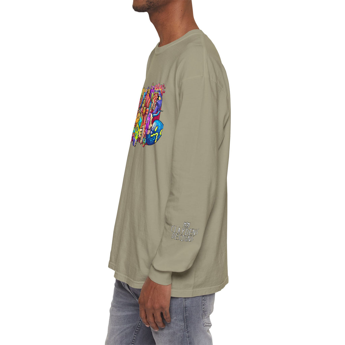 Unisex Garment-dyed Long Sleeve T-Shirt