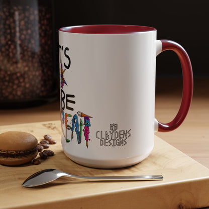 Accent Coffee Mug-Doodle It's OK to be Different