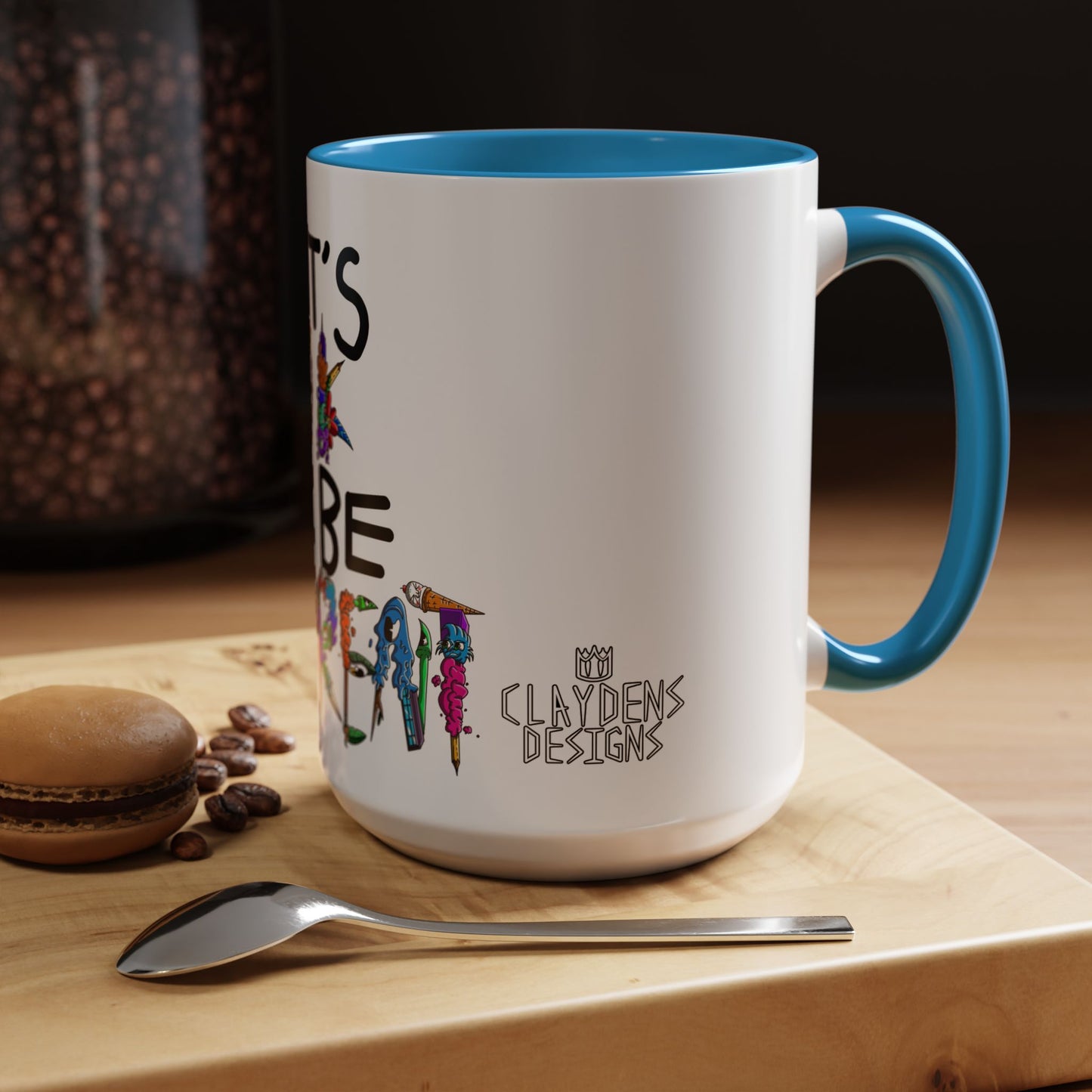 Accent Coffee Mug-Doodle It's OK to be Different