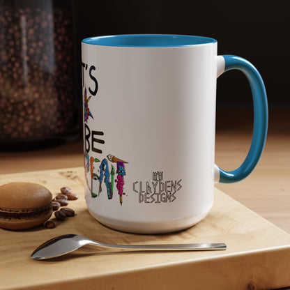 Accent Coffee Mug-Doodle It's OK to be Different