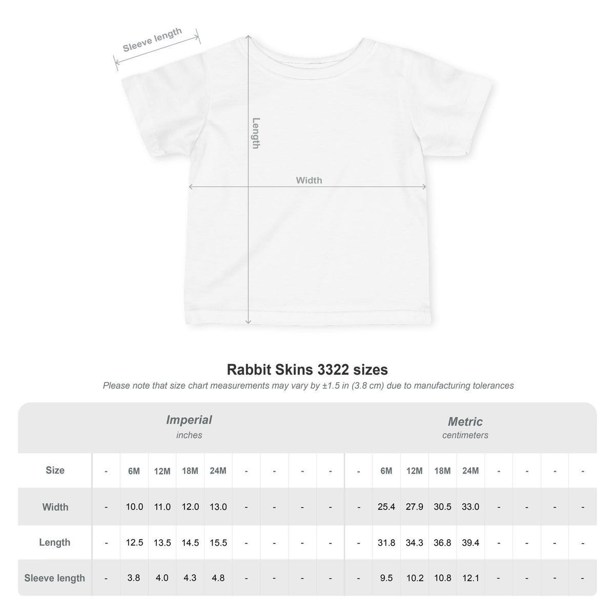 Infant Fine Jersey Tee- It's OK to be Different