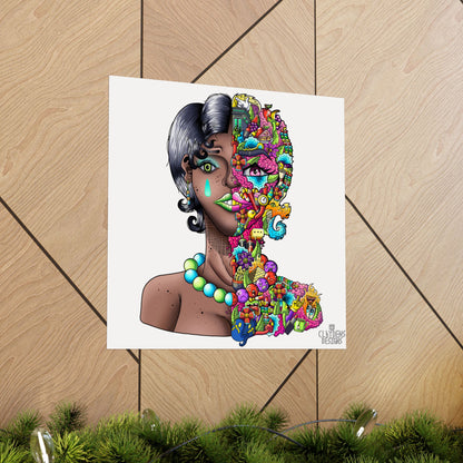 Doodle Girl Poster