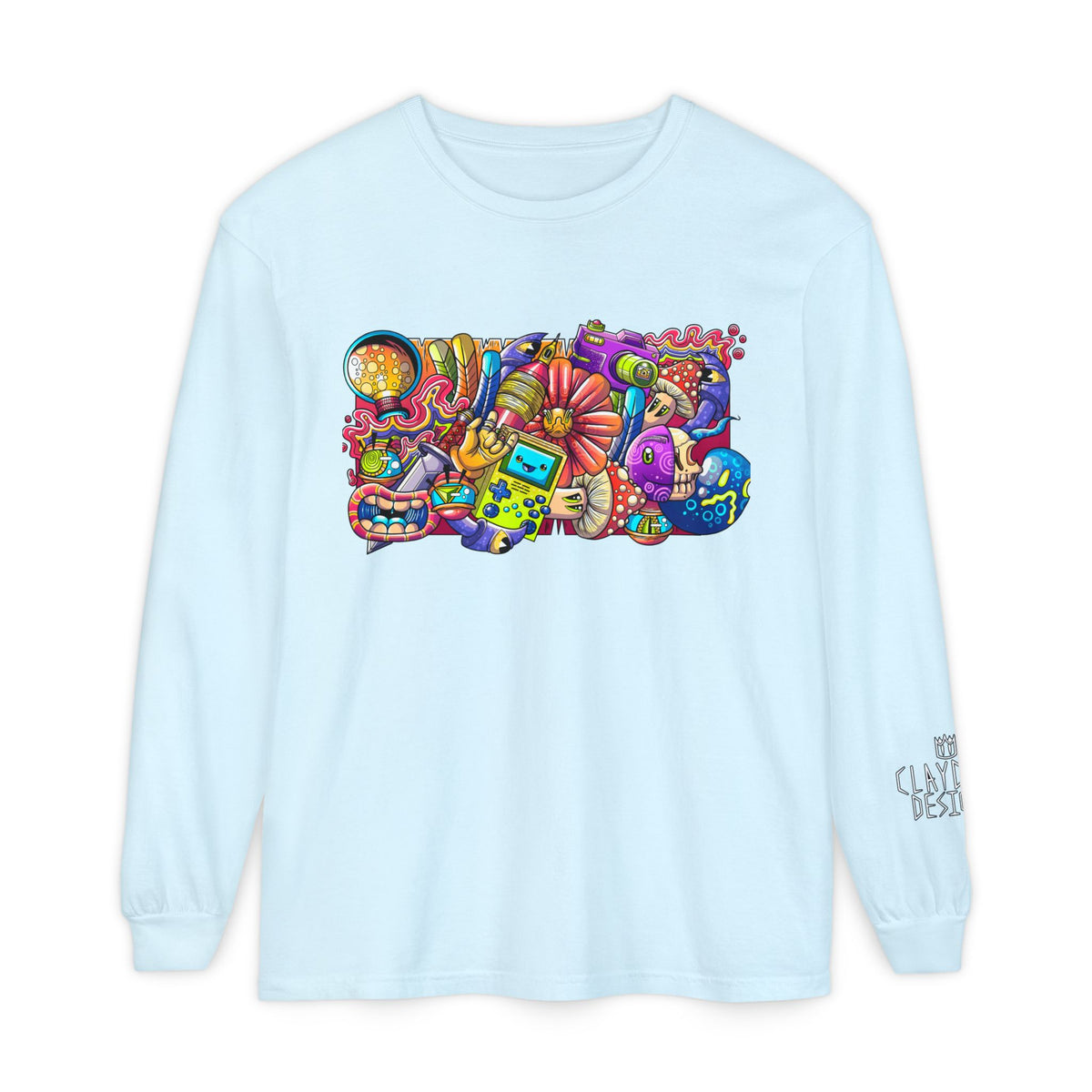 Unisex Garment-dyed Long Sleeve T-Shirt