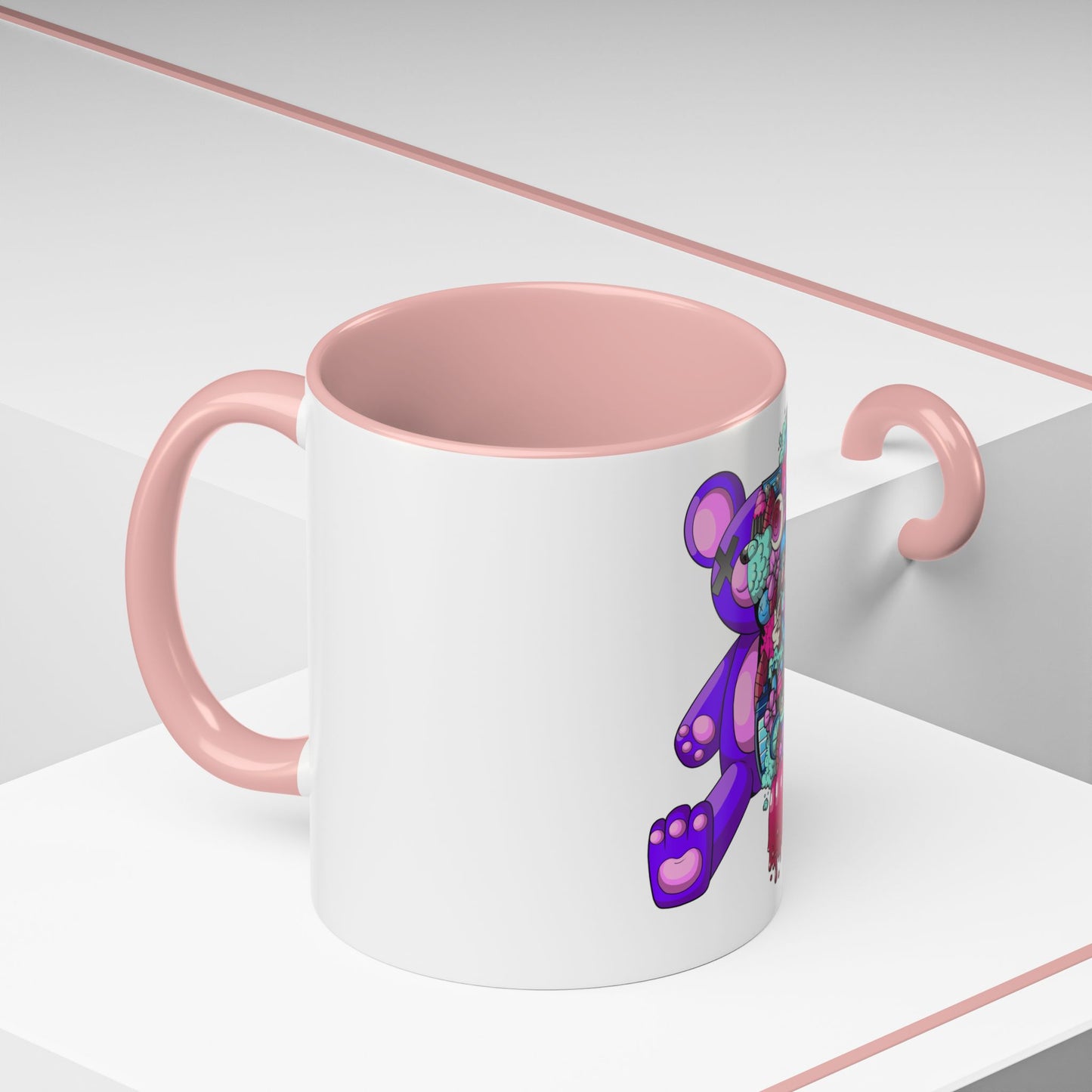 Accent Coffee Mug-Doodle Teddy