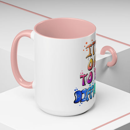 Accent Coffee Mug-Doodle It's OK
