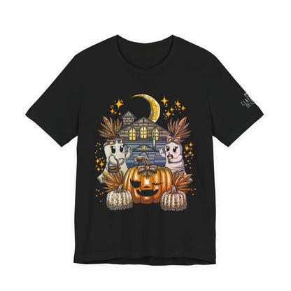Halloween Pumpkin Unisex Jersey Short Sleeve Tee