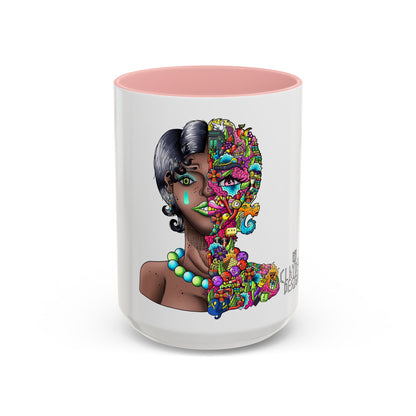 Accent Coffee Mug-Doodle Girl