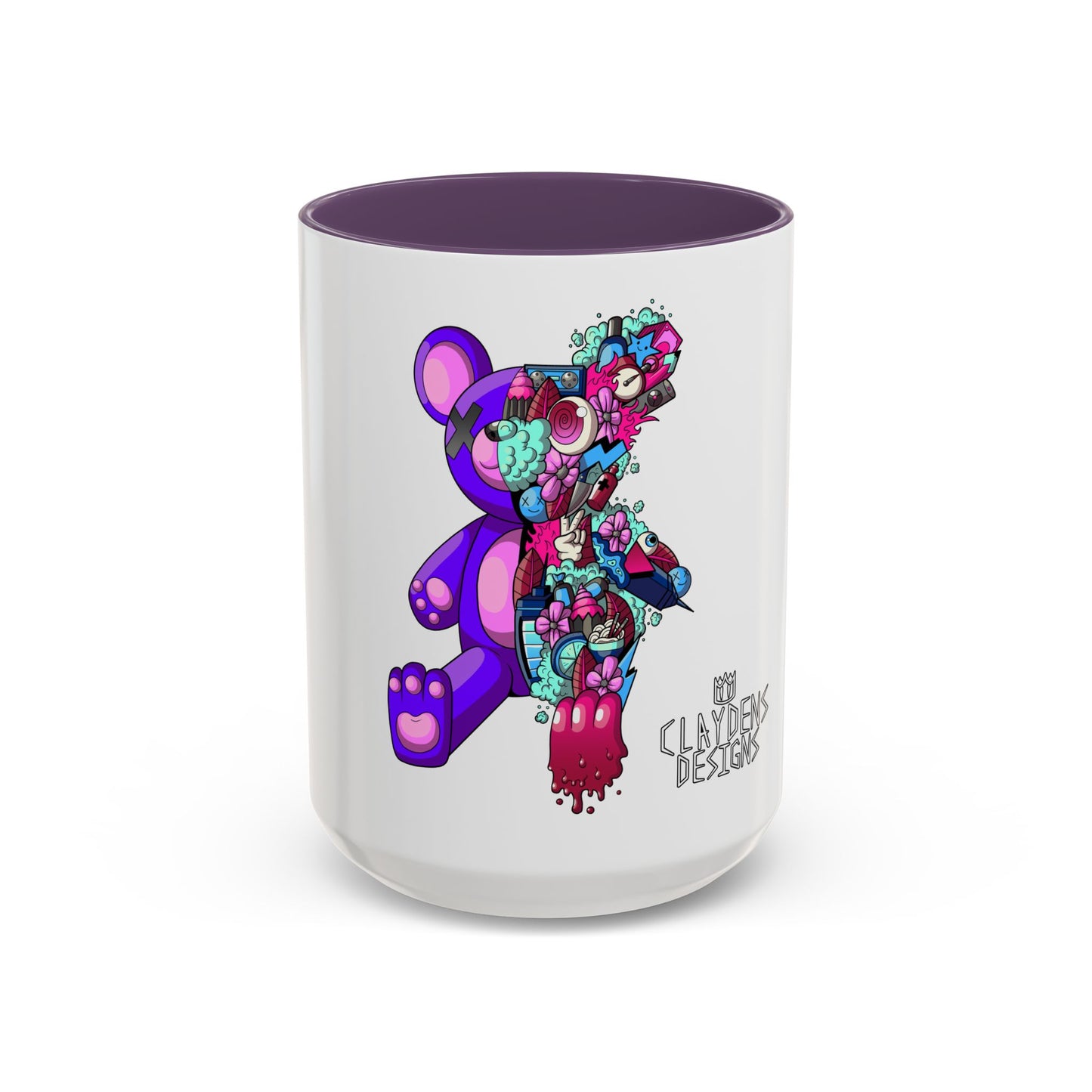 Accent Coffee Mug-Doodle Teddy