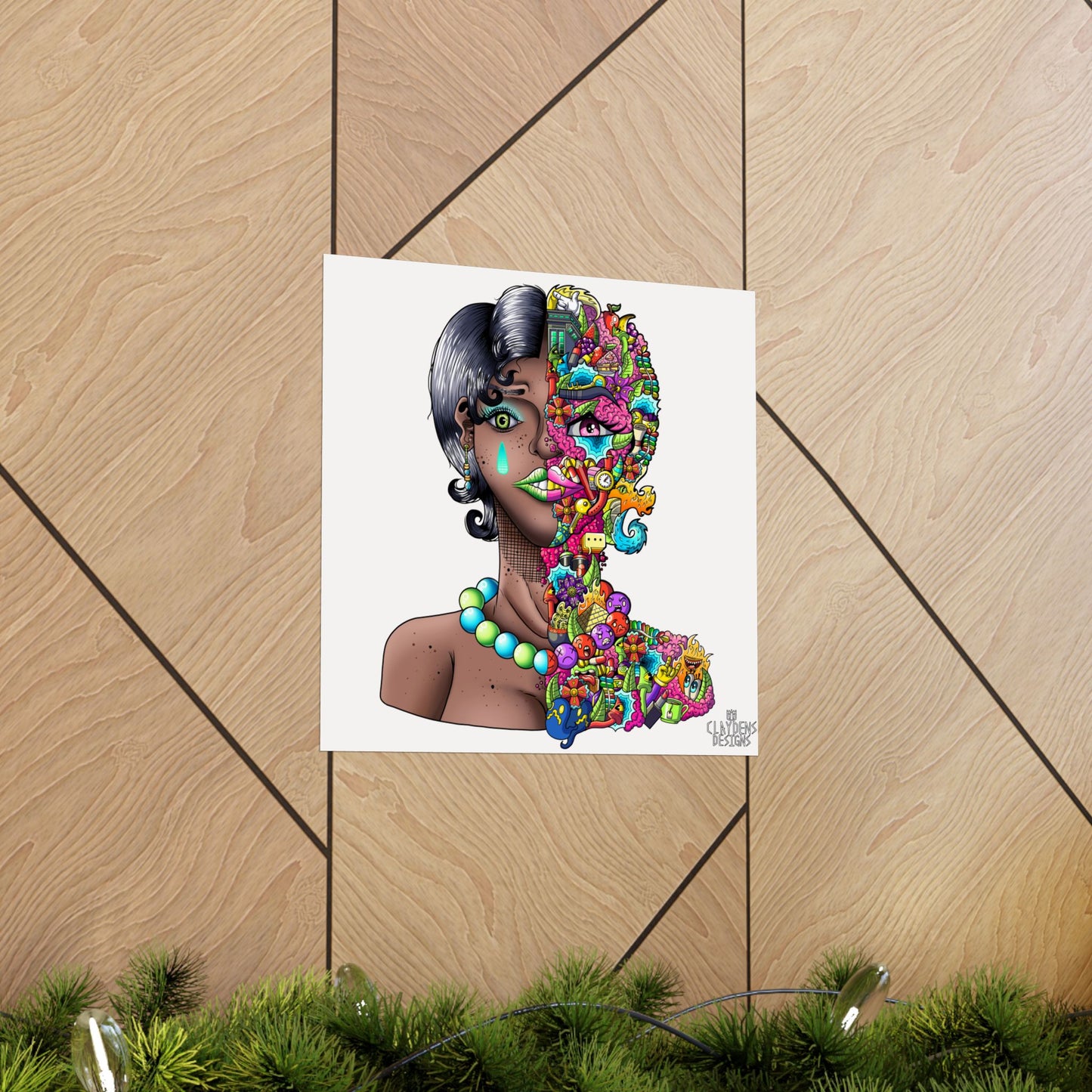 Doodle Girl Poster