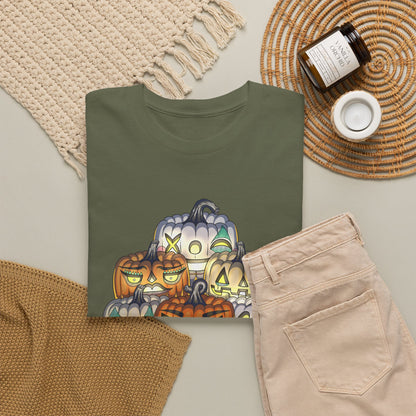 Halloween Pumpkin Unisex Heavy Cotton Tee