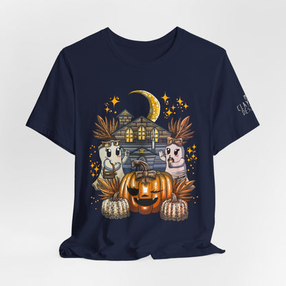 Halloween Pumpkin Unisex Jersey Short Sleeve Tee