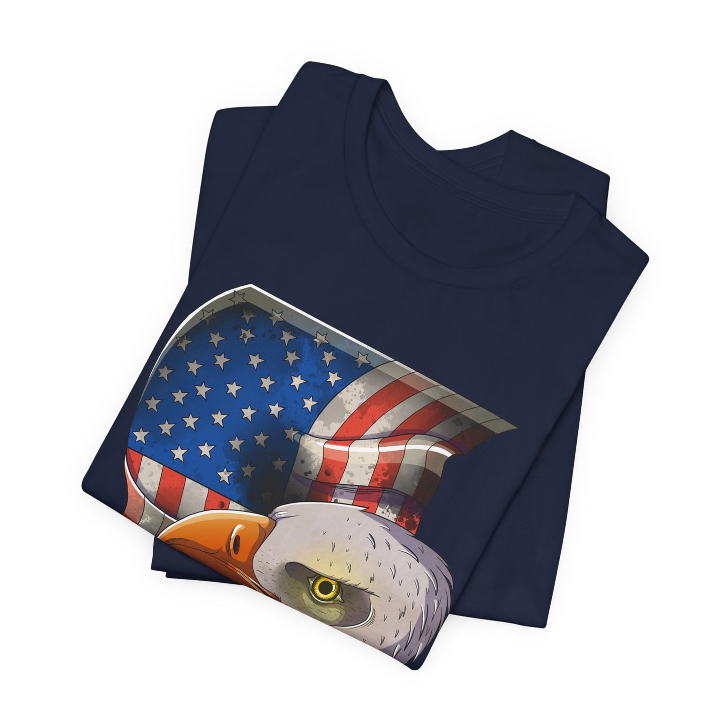 Bella+Canvas Unisex Jersey Short Sleeve Tee with print on sleeve