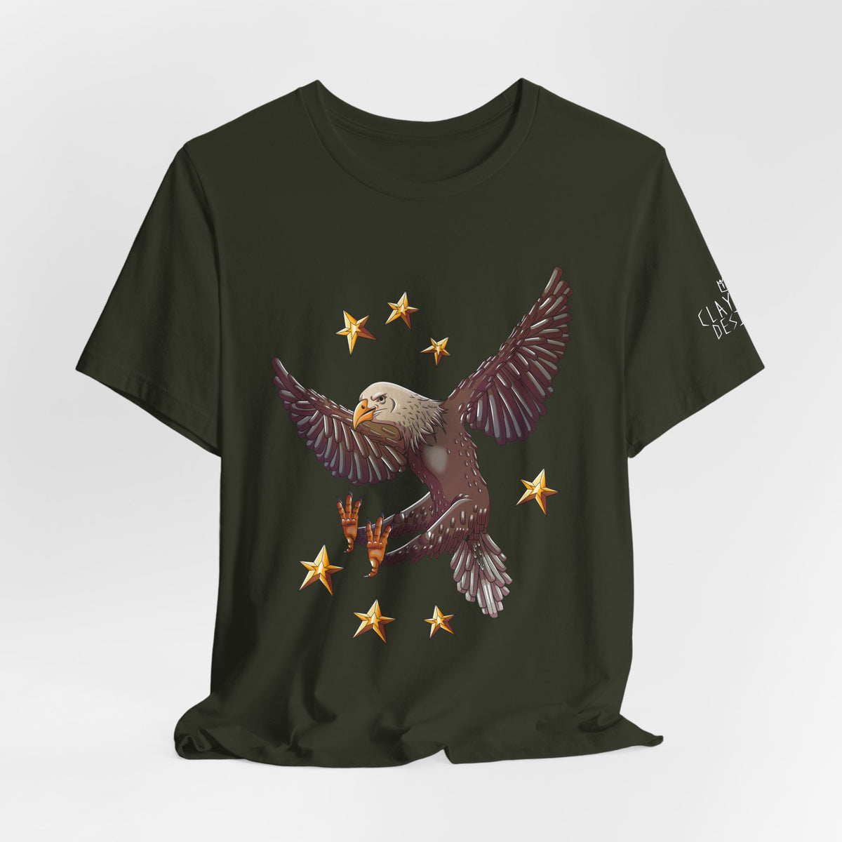Unisex Jersey Short Sleeve Tee- Eagle