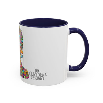 Accent Coffee Mug-Doodle Girl