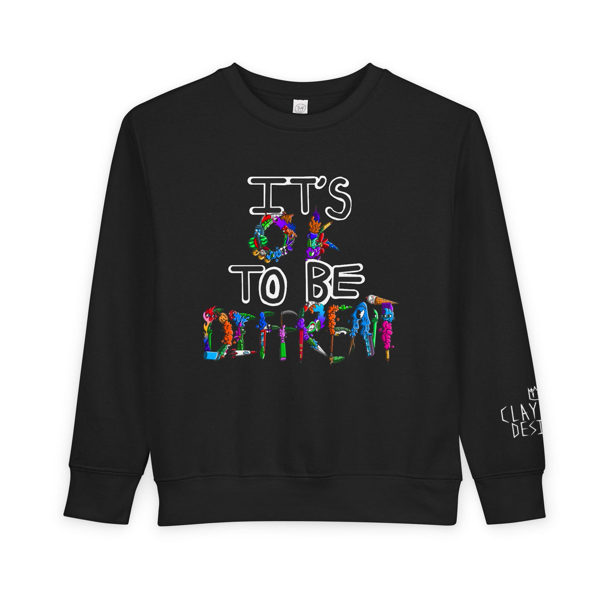 Toddler Sweatshirt-It's OK to be Different