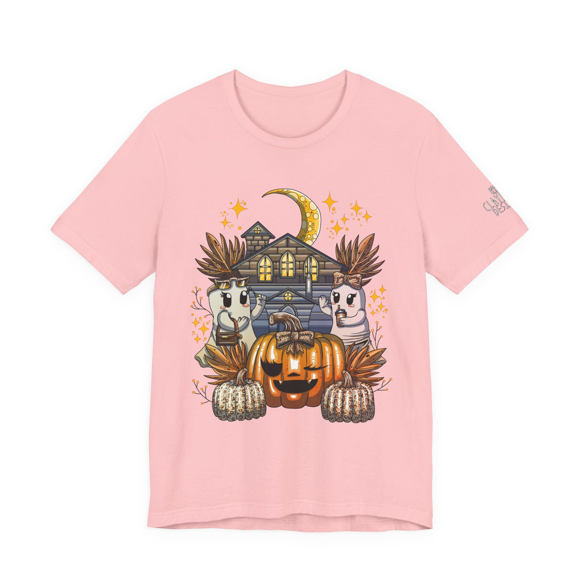 Halloween Pumpkin Unisex Jersey Short Sleeve Tee