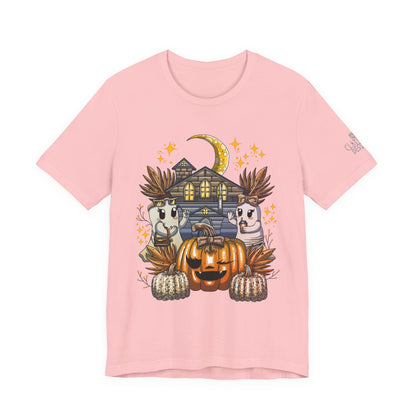 Halloween Pumpkin Unisex Jersey Short Sleeve Tee