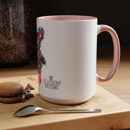 Accent Coffee Mug-Doodle Teddy