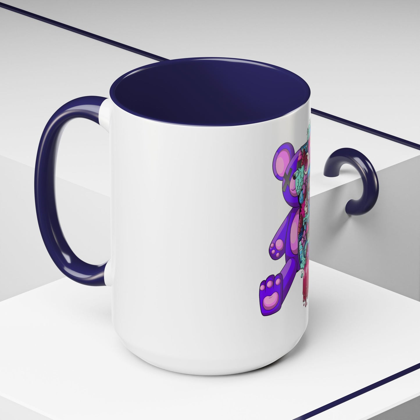 Accent Coffee Mug-Doodle Teddy