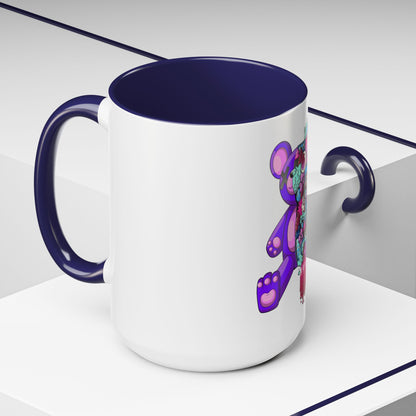 Accent Coffee Mug-Doodle Teddy