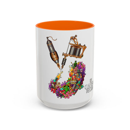 Accent Coffee Mug-Doodle Tattoo