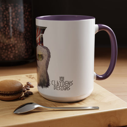 Accent Coffee Mug-American Flag