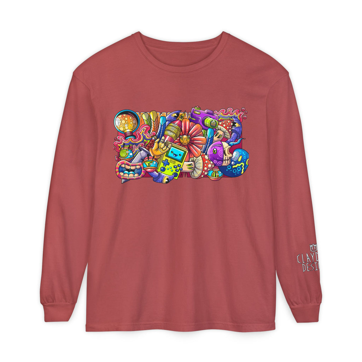 Unisex Garment-dyed Long Sleeve T-Shirt
