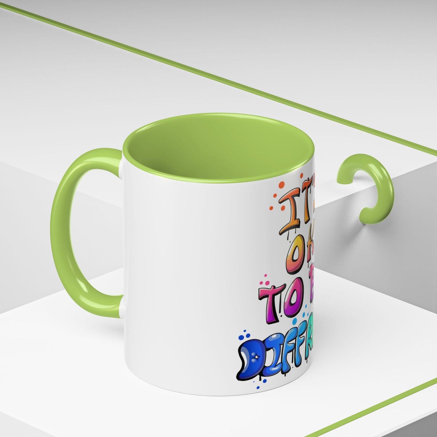 Accent Coffee Mug-Doodle It's OK