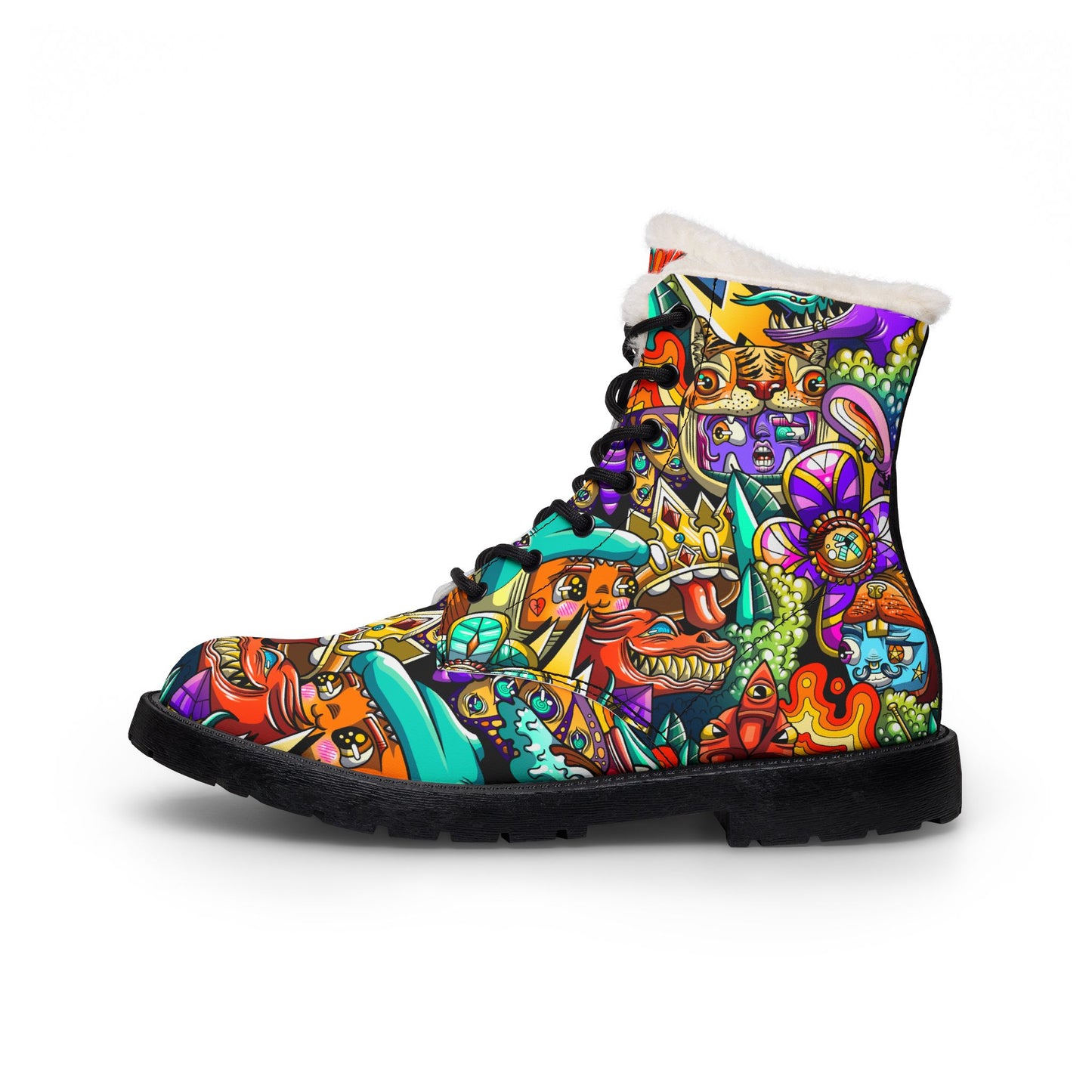 Women's Fur and Leather Boots