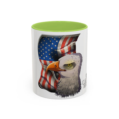 Accent Coffee Mug-American Flag
