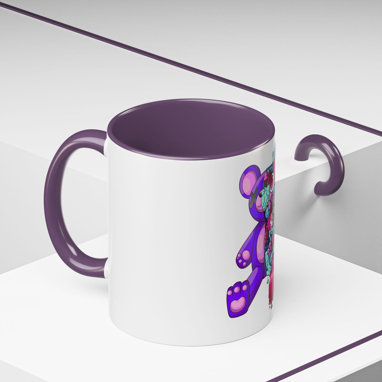 Accent Coffee Mug-Doodle Teddy